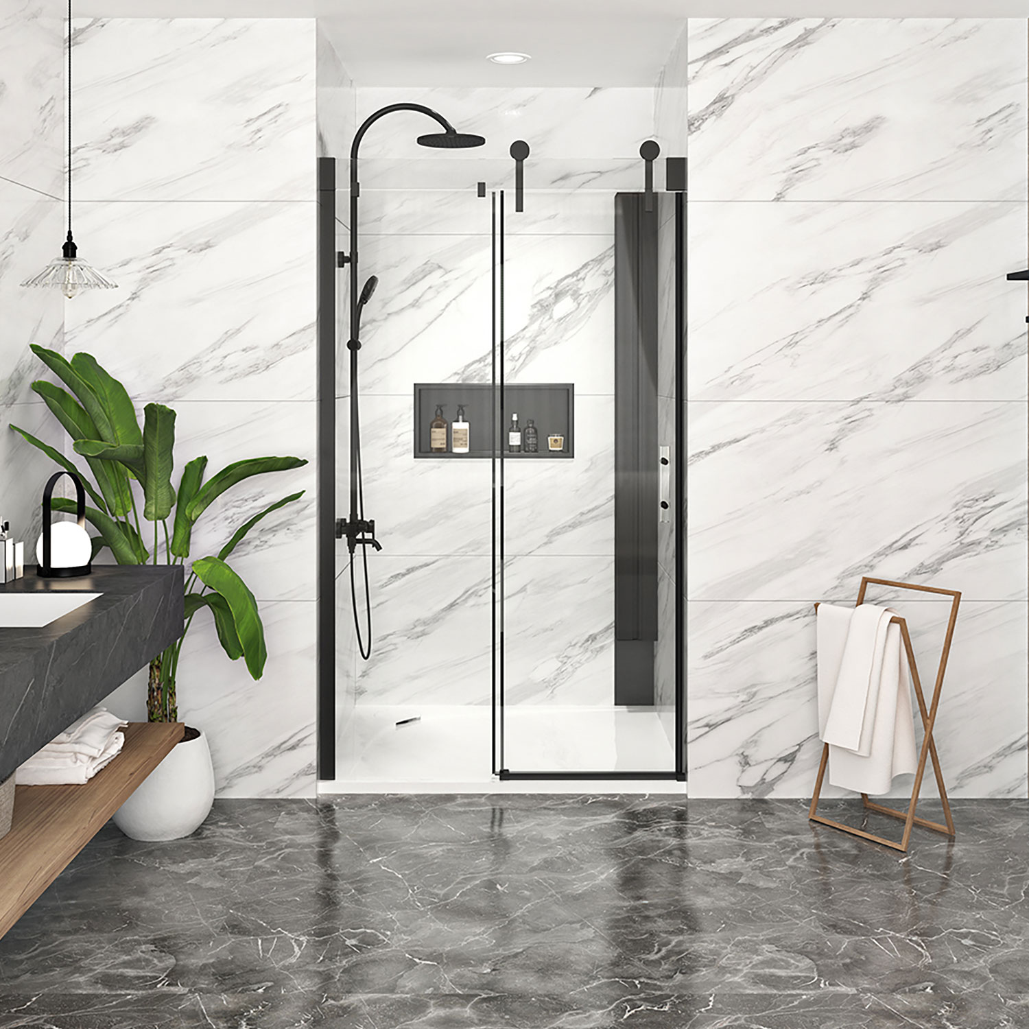 Shower door 48